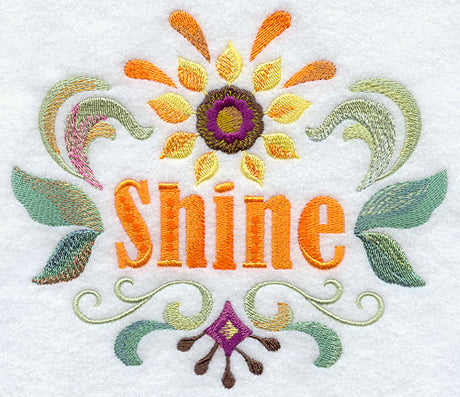 Spring into Color and Shine Circle