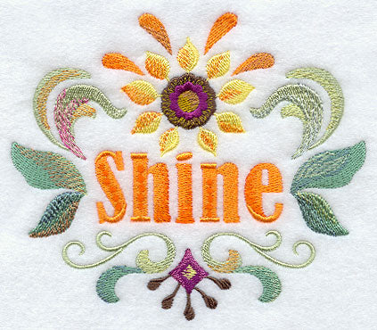 Spring into Color and Shine Circle
