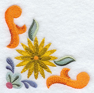 Talavera Dahlia Corner