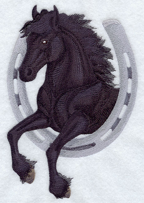 Horse & Horseshoe - Friesian