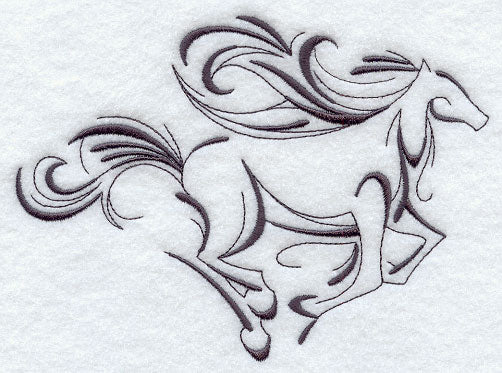 Inky Horse, Running