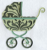 Damask Baby Buggy