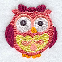 Wide-Eyed Baby Girl Owl