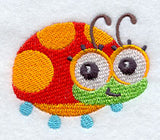 Wide-Eyed Baby Girl Ladybug