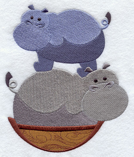 Noah's Ark Hippo Stack