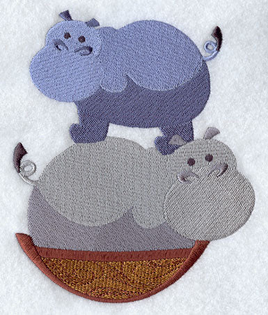 Noah's Ark Hippo Stack