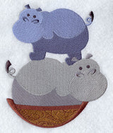 Noah's Ark Hippo Stack