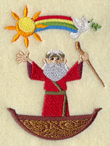 Noah's Ark Noah and Rainbow Stack