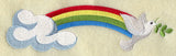 Noah's Ark Rainbow and Dove Border