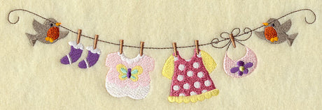 Baby Girl Clothesline