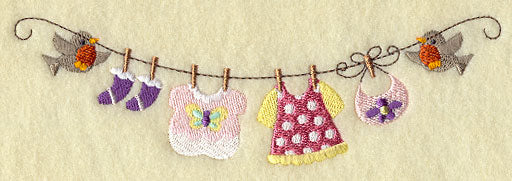 Baby Girl Clothesline