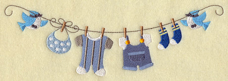 Baby Boy Clothesline