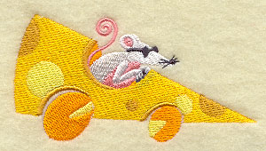 Mouse Racer in Cheese Car