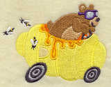 Bear Racer in Beehive Car