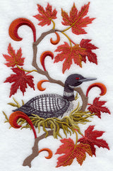 Canada Common Loon and Maple Leaf Medley