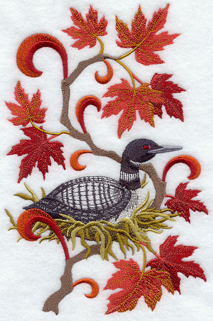 Canada Common Loon and Maple Leaf Medley