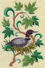 Canada Common Loon and Maple Leaf Medley