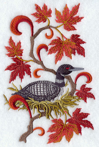 Canada Common Loon and Maple Leaf Medley