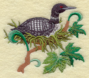 Canada Common Loon and Maple Leaf Medley