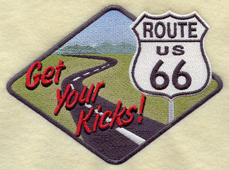 On Route 66 Sign