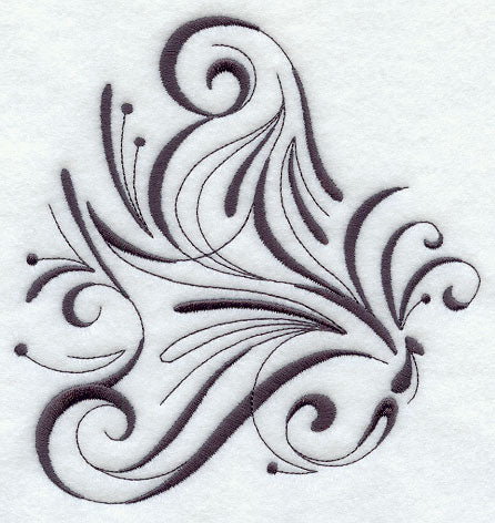 Inky Butterfly in Flight