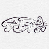 Inky Butterfly Border