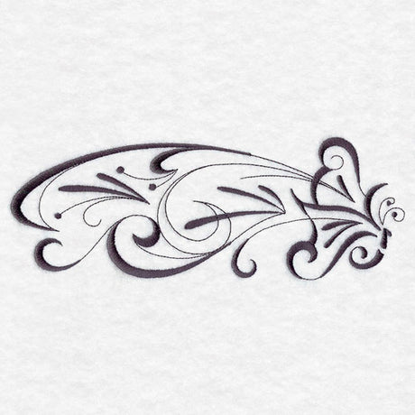 Inky Butterfly Border