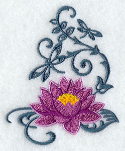 Lotus Blossom and Dragonfly Echo