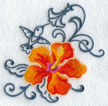 Hibiscus and Hummingbird Echo