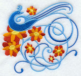 Blue Whimsy and Flower Filigree
