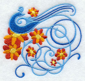 Blue Whimsy and Flower Filigree