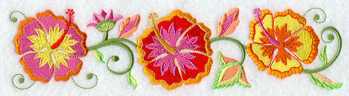 Jacobean Hibiscus Border