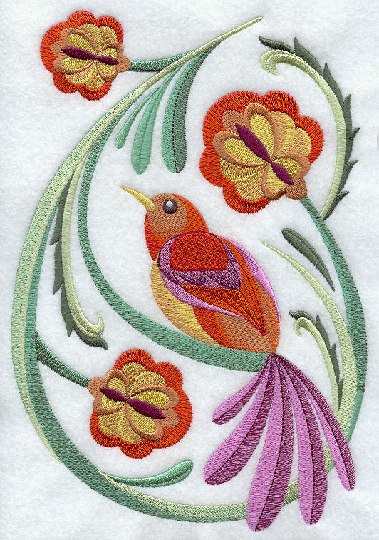 Jacobean Tweet Perching Pretty