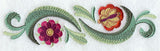 Jacobean Tweet Floral Border