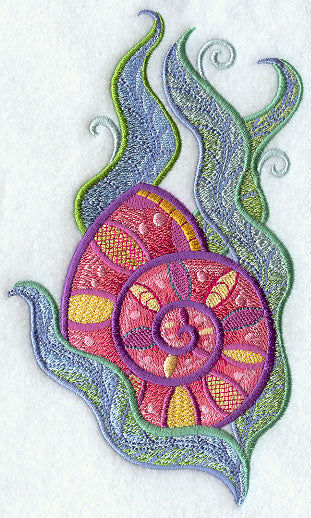 Jacobean Seashell and Seagreens 1