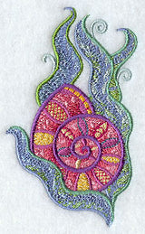 Jacobean Seashell and Seagreens 1