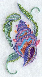 Jacobean Seashell and Seagreens 2