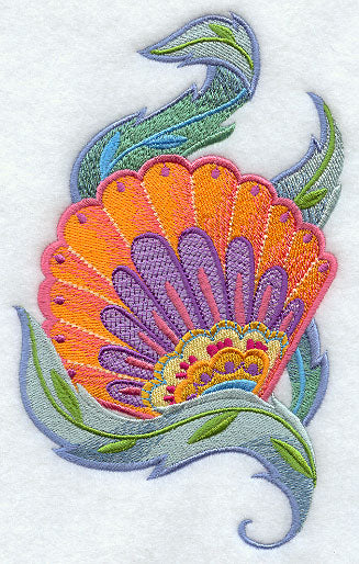 Jacobean Seashell and Seagreens 3