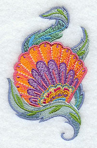 Jacobean Seashell and Seagreens 3