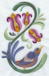 Jacobean Tweet in Tulips