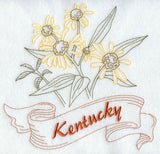 Kentucky - Goldenrod (Redwork)