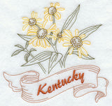 Kentucky - Goldenrod (Redwork)