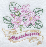 Massachusetts - Mayflower (Redwork)