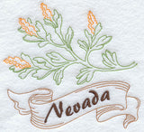 Nevada - Sagebrush (Redwork)