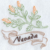 Nevada - Sagebrush (Redwork)