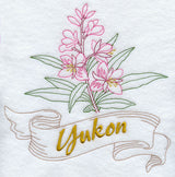 Yukon - Fireweed (Redwork)