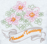 Nunavut - Purple Saxifrage (Redwork)