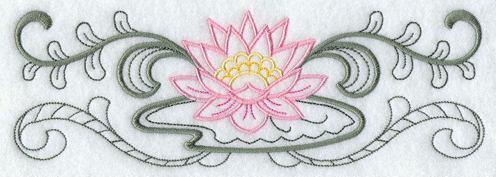 Water Lily Border (Vintage)