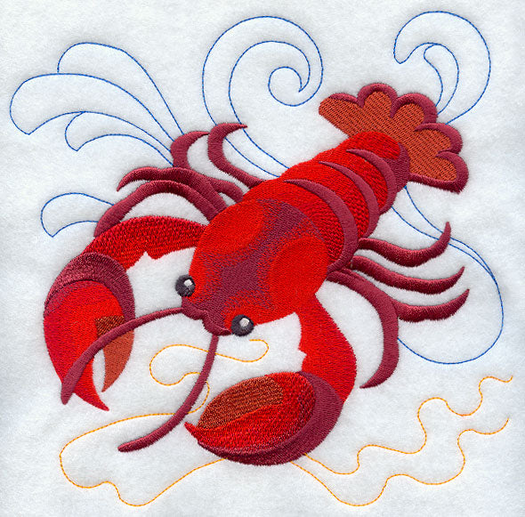 Lobster Under the Sea Square