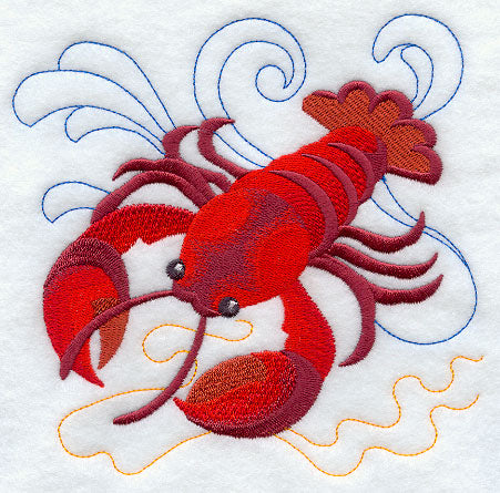 Lobster Under the Sea Square